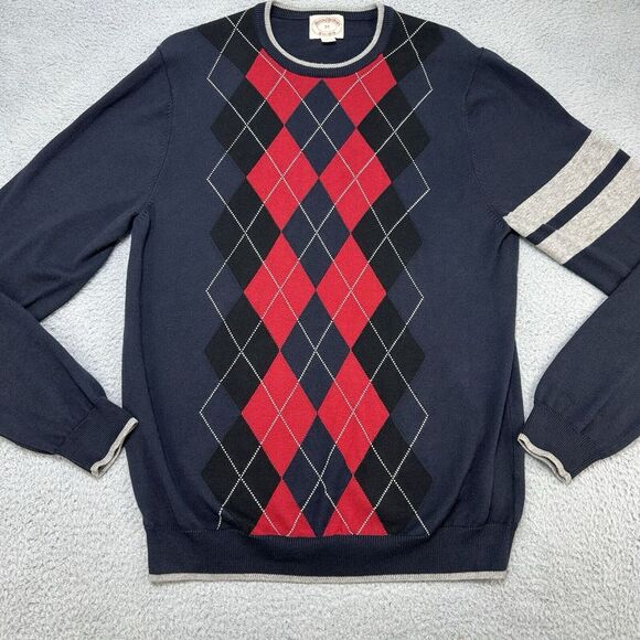 Brooks Brothers Other - Brooks Brothers Sweater Mens Medium Argyle Lightweight Pullover Prep Cotton Wool